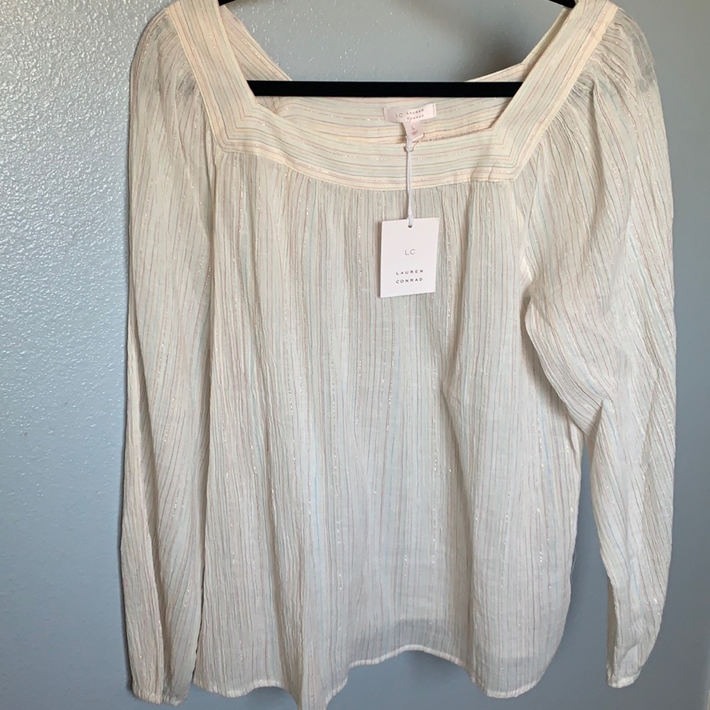 New with tag sheer blouse